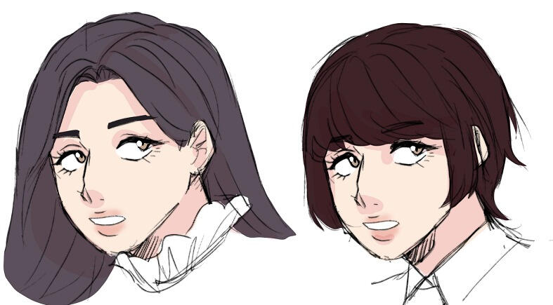 sketch headshot