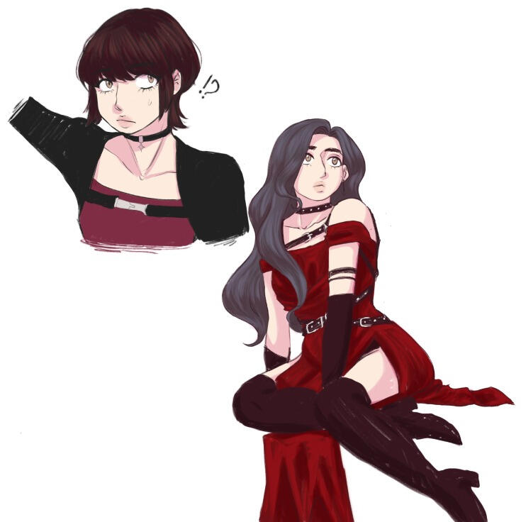 Coloured sketches
